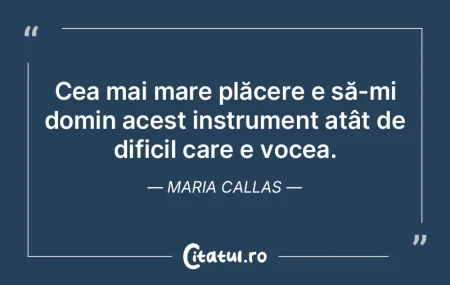 Cea mai mare plăcere e să-mi domin ace...