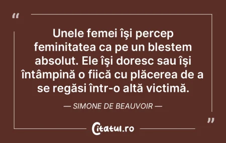 Unele femei îşi percep feminitatea ca ... Unele femei îşi percep feminitatea ca ...