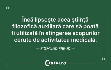 Încă lipseşte acea ştiinţă filozof... Încă lipseşte acea ştiinţă filozof...