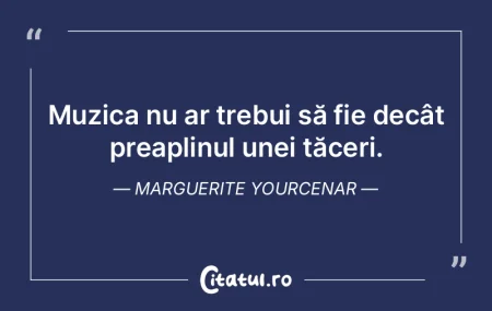 Muzica nu ar trebui să fie decât preap... Muzica nu ar trebui să fie decât preap...