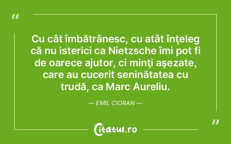 Citat Emil Cioran - citate spiritualitate