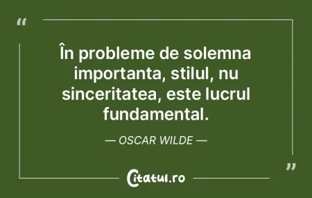 În probleme de solemna importanta, stil... În probleme de solemna importanta, stil...