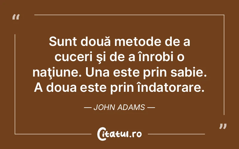 Citat John Adams - citate spiritualitate