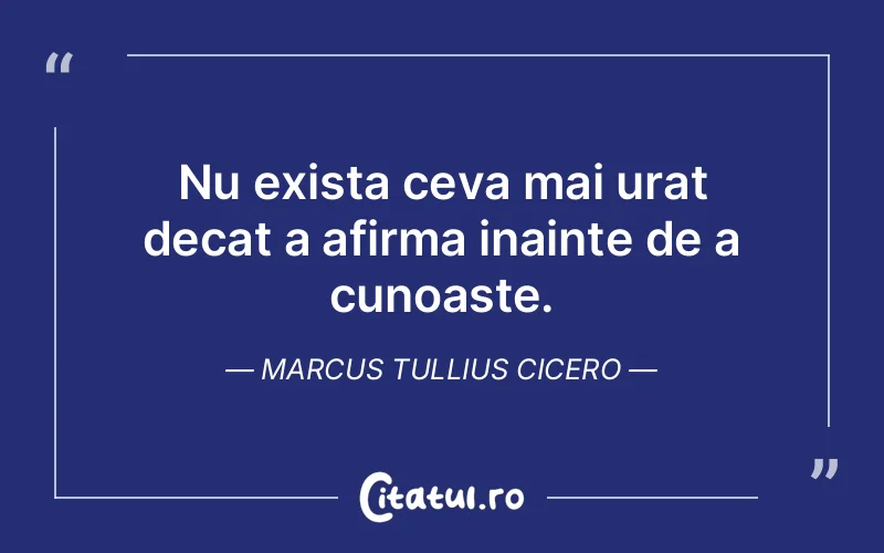 Citat Marcus Tullius Cicero - citate spiritualitate