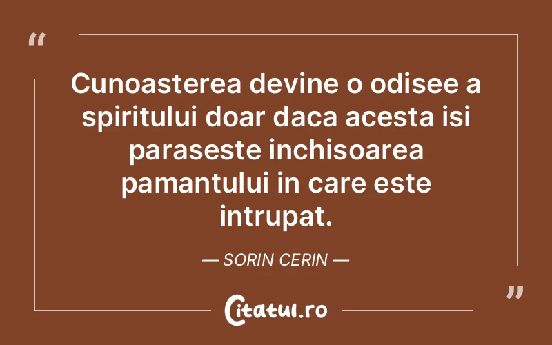 Citat Sorin Cerin - citate spiritualitate
