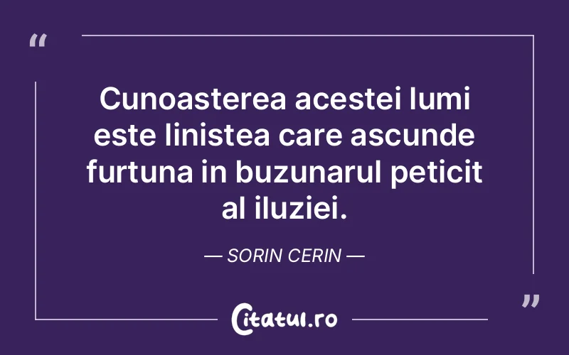 Citat Sorin Cerin - citate spiritualitate