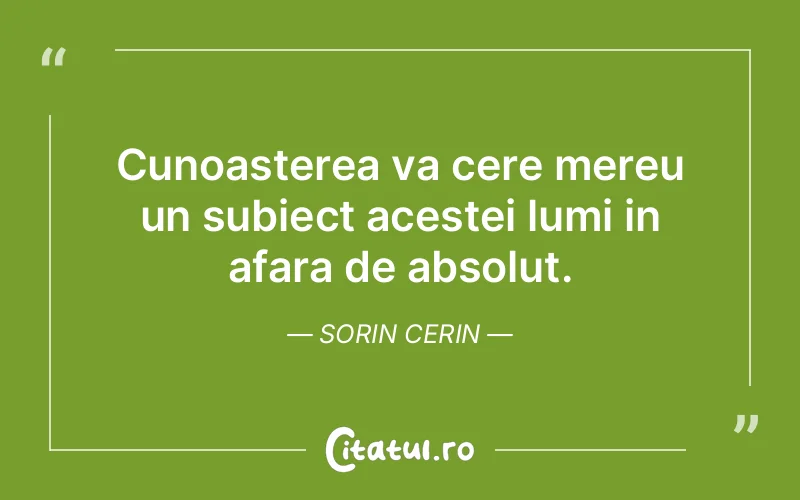 Citat Sorin Cerin - citate spiritualitate
