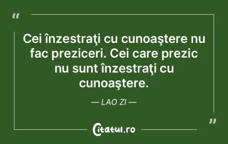 Cei înzestraţi cu cunoaştere nu fac p... Cei înzestraţi cu cunoaştere nu fac p...