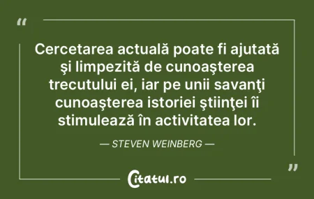 Cercetarea actuală poate fi ajutată ş... Cercetarea actuală poate fi ajutată ş...
