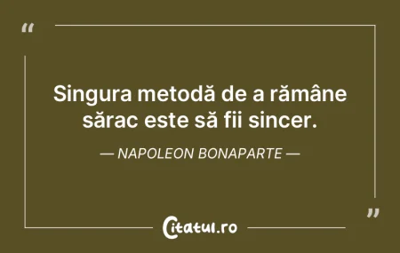 Singura metodă de a rămâne sărac est... Singura metodă de a rămâne sărac est...