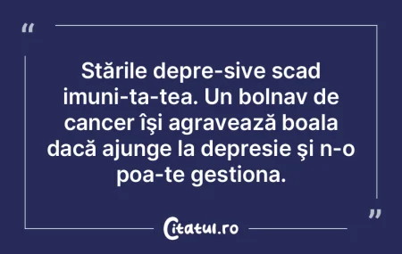 Stările depresive scad imunitatea... Stările depresive scad imunitatea...