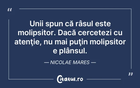 Unii spun că râsul este molipsitor. Da...