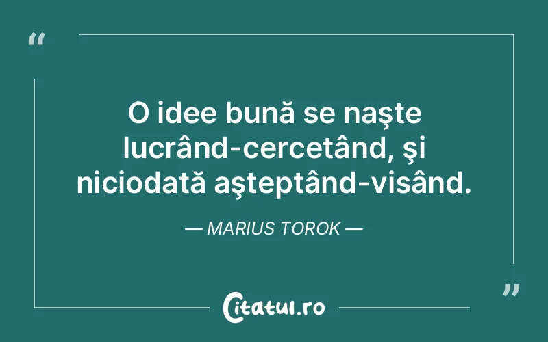 Citat Marius Torok - citate spiritualitate