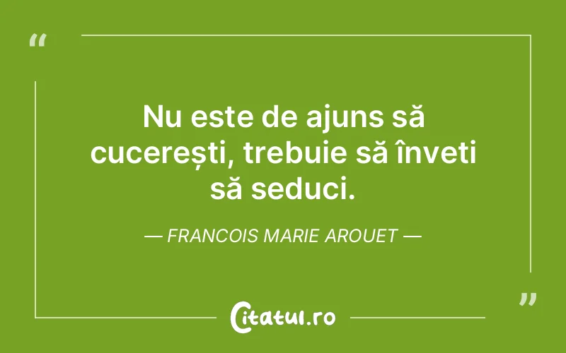 Citat Francois Marie Arouet - citate spiritualitate