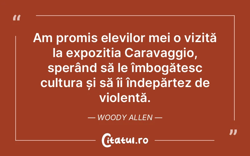 Citat Woody Allen - citate spiritualitate