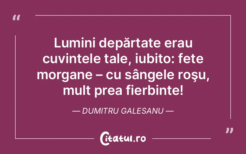 Citat Dumitru Galesanu - citate spiritualitate