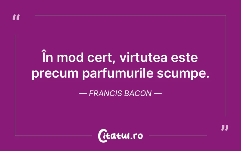 Citat Francis Bacon - citate spiritualitate