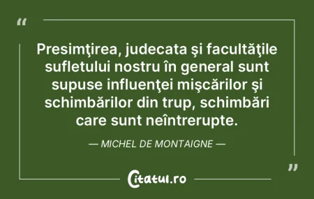 Presimţirea, judecata şi facultăţile... Presimţirea, judecata şi facultăţile...