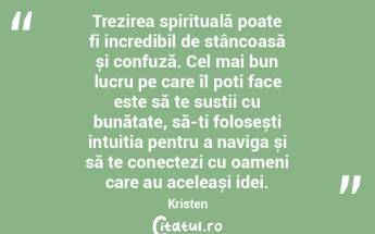  Trezirea spirituală poate fi incredibi...