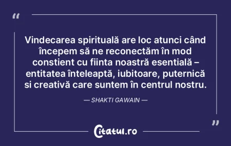 Vindecarea spirituală are loc atunci cÃ... Vindecarea spirituală are loc atunci cÃ...