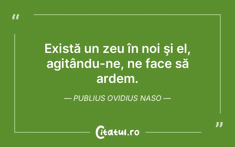 Citat Publius Ovidius Naso - citate spiritualitate