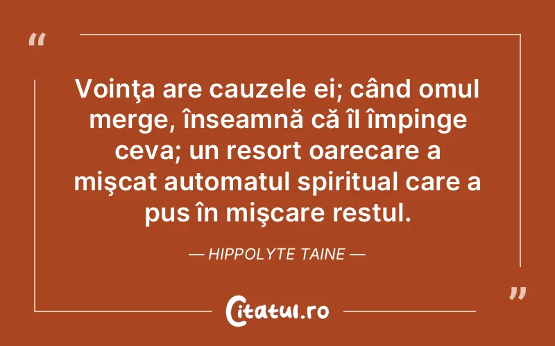Citat Hippolyte Taine - citate spiritualitate