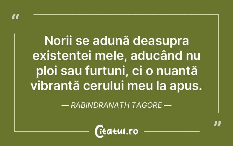 Citat Rabindranath Tagore - citate spiritualitate