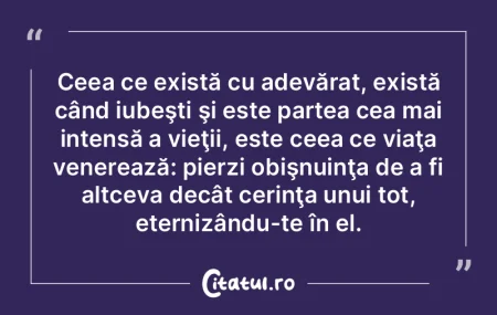 Ceea ce există cu adevărat, există cÃ... Ceea ce există cu adevărat, există cÃ...
