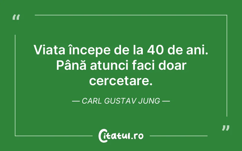 Citat Carl Gustav Jung - citate spiritualitate