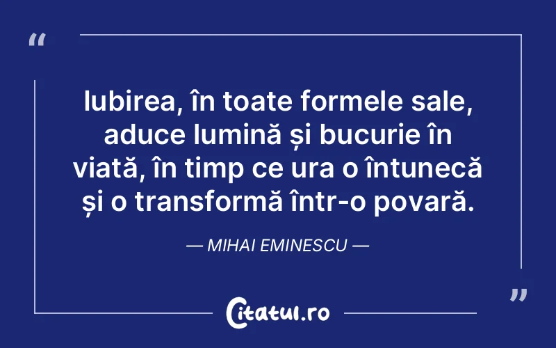 Citat Mihai Eminescu - citate spiritualitate