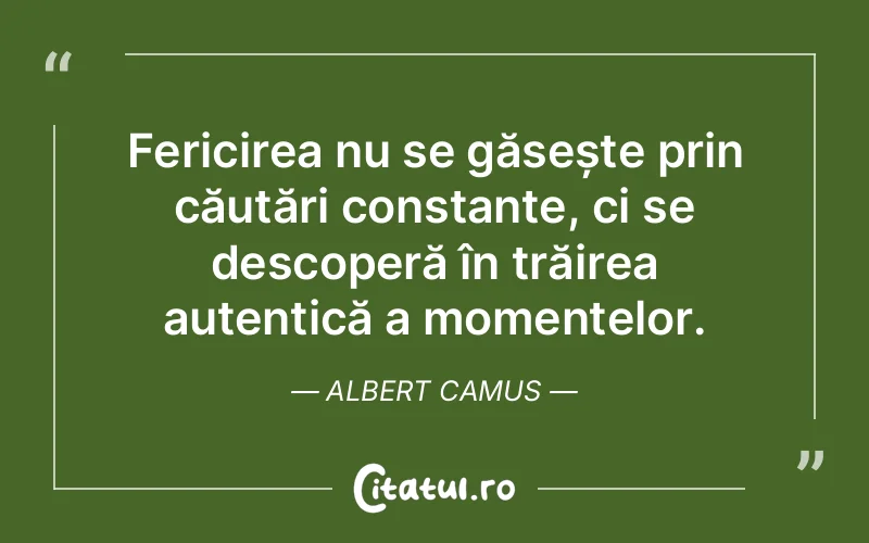 Citat Albert Camus - citate spiritualitate