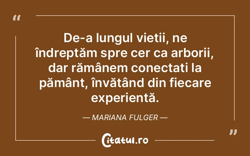 Citat Mariana Fulger - citate spiritualitate