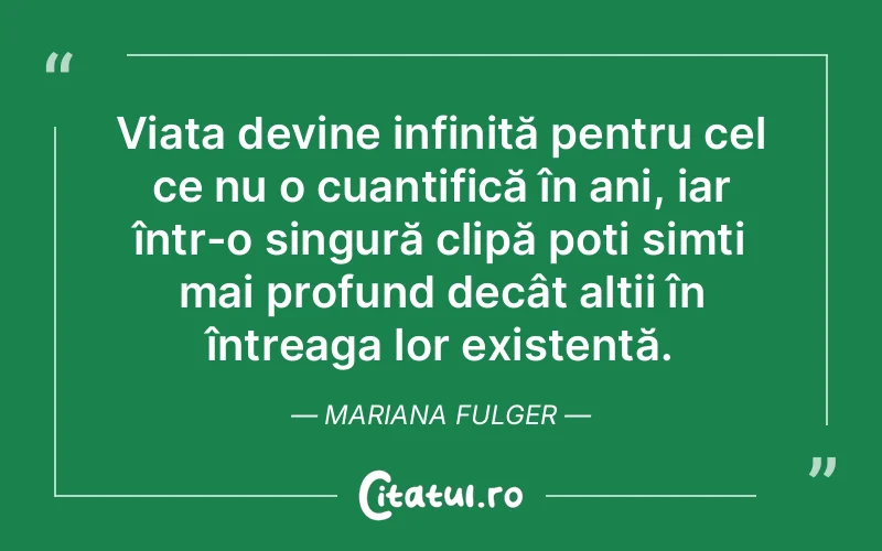 Citat Mariana Fulger - citate spiritualitate