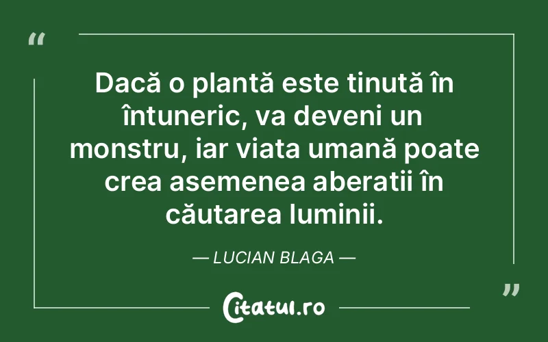Citat Lucian Blaga - citate spiritualitate