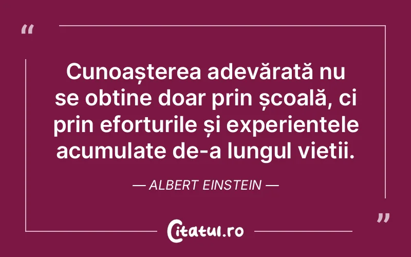 Citat Albert Einstein - citate spiritualitate