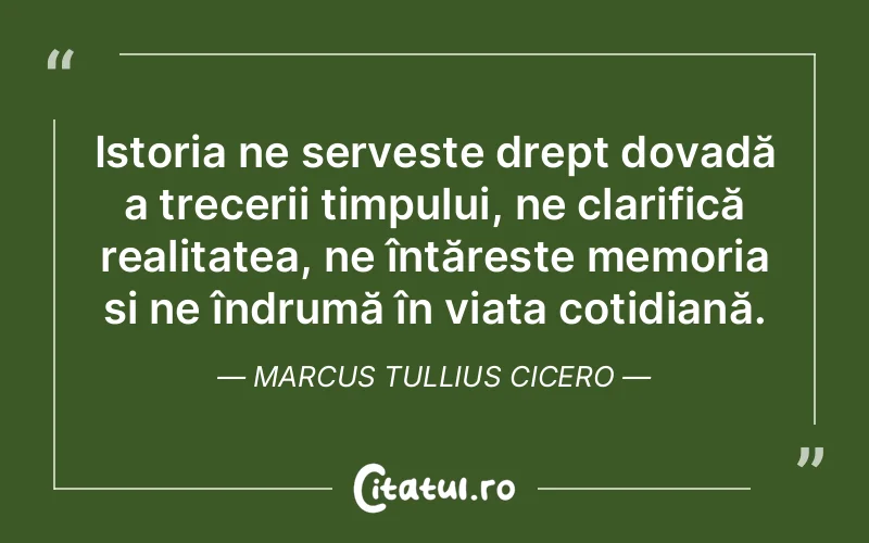 Citat Marcus Tullius Cicero - citate spiritualitate