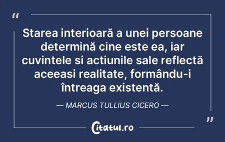 Starea interioară a unei persoane deter... Starea interioară a unei persoane deter...