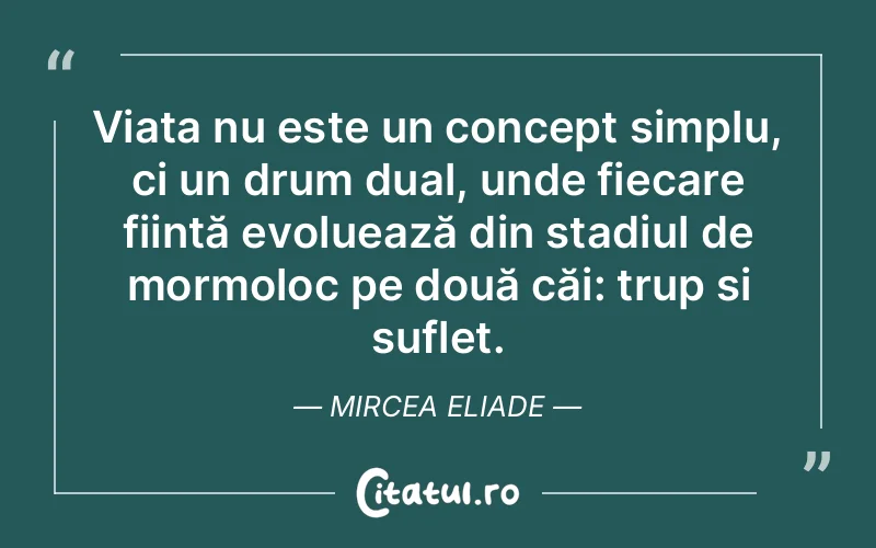Citat Mircea Eliade - citate spiritualitate