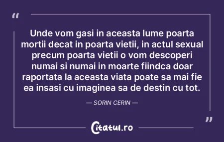 Unde vom gasi in aceasta lume poarta mor... Unde vom gasi in aceasta lume poarta mor...