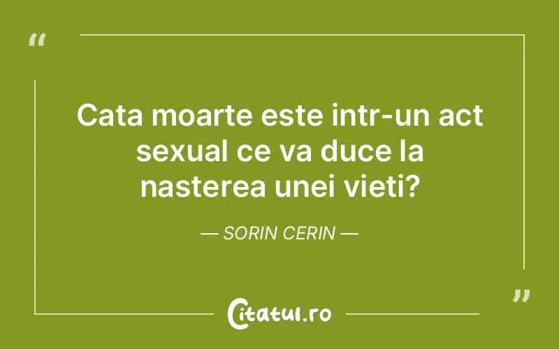 Citat Sorin Cerin - citate spiritualitate