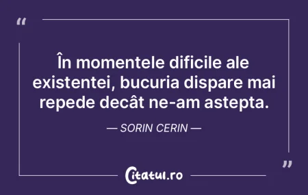 În momentele dificile ale existenței, ... În momentele dificile ale existenței, ...