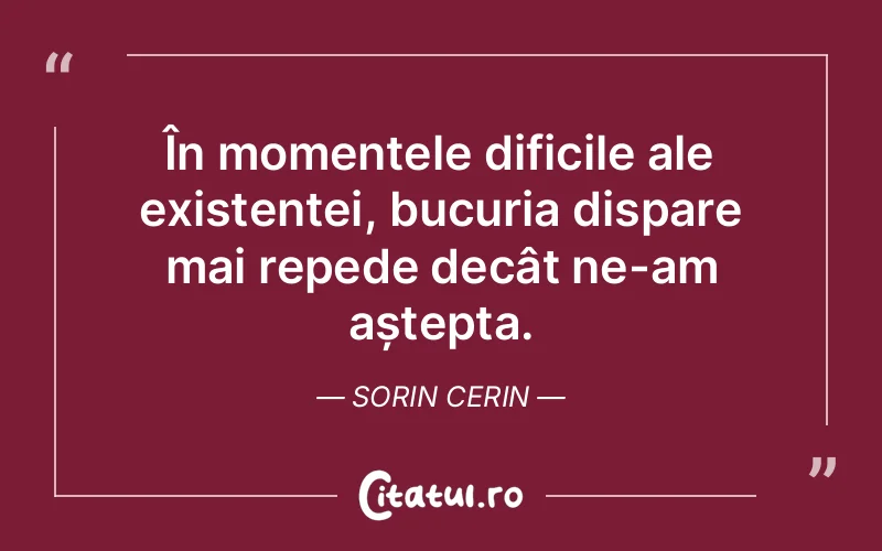 Citat Sorin Cerin - citate spiritualitate