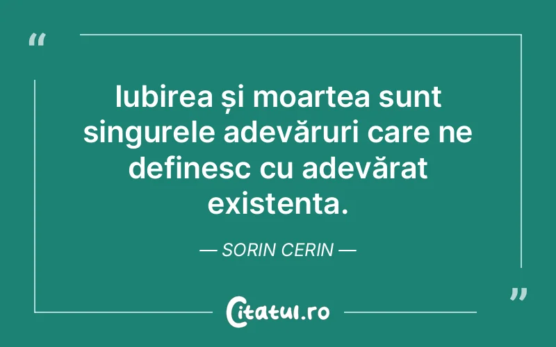 Citat Sorin Cerin - citate spiritualitate