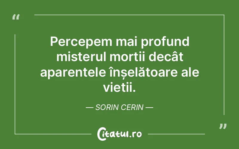Citat Sorin Cerin - citate spiritualitate