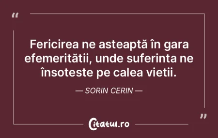 Fericirea ne așteaptă în gara efemeri... Fericirea ne așteaptă în gara efemeri...