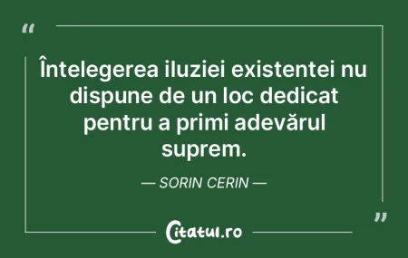 Înțelegerea iluziei existenței nu dis... Înțelegerea iluziei existenței nu dis...