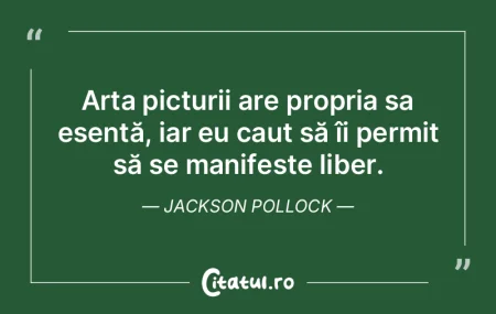 Arta picturii are propria sa esență, i... Arta picturii are propria sa esență, i...