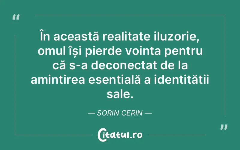 Citat Sorin Cerin - citate spiritualitate
