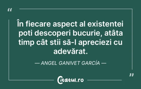 În fiecare aspect al existenței poți ... În fiecare aspect al existenței poți ...