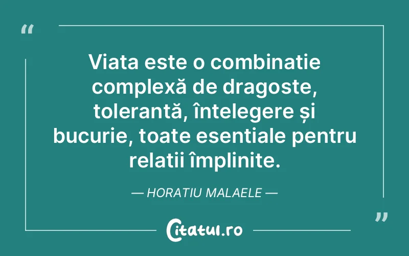Citat Horatiu Malaele - citate spiritualitate
